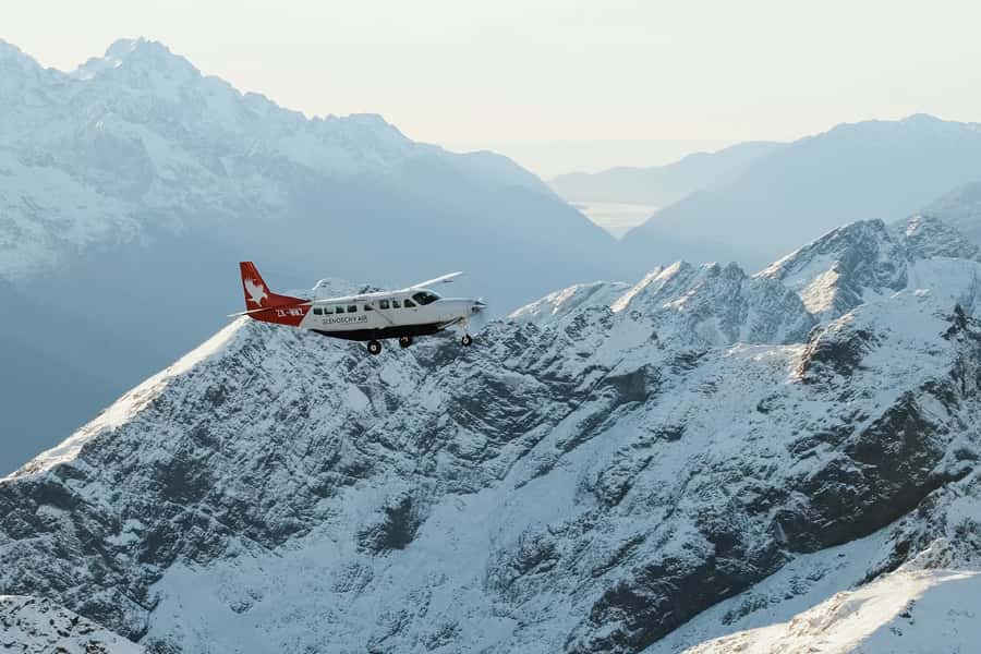 From Queenstown: Milford Sound Scenic Flight & Nature Tour - The Milford Sound descent: how the fiord looks when you’re flying down the middle