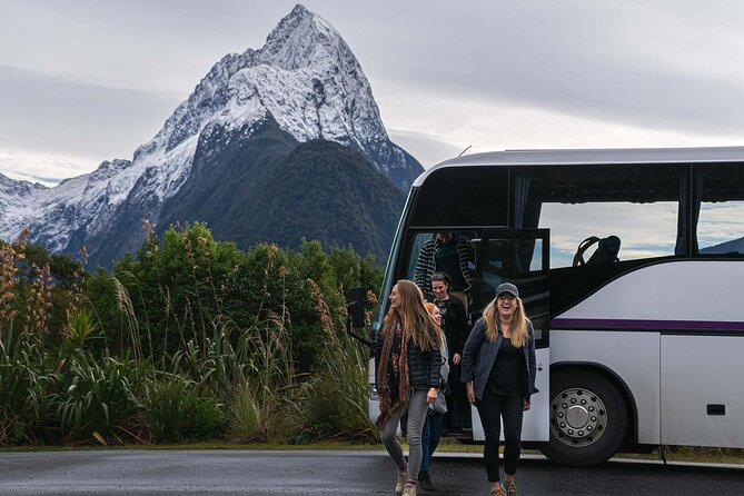 Milford Sound Coach & Cruise from Queenstown: Panoramic Views - The Milford Road tunnel and the road to the fiord