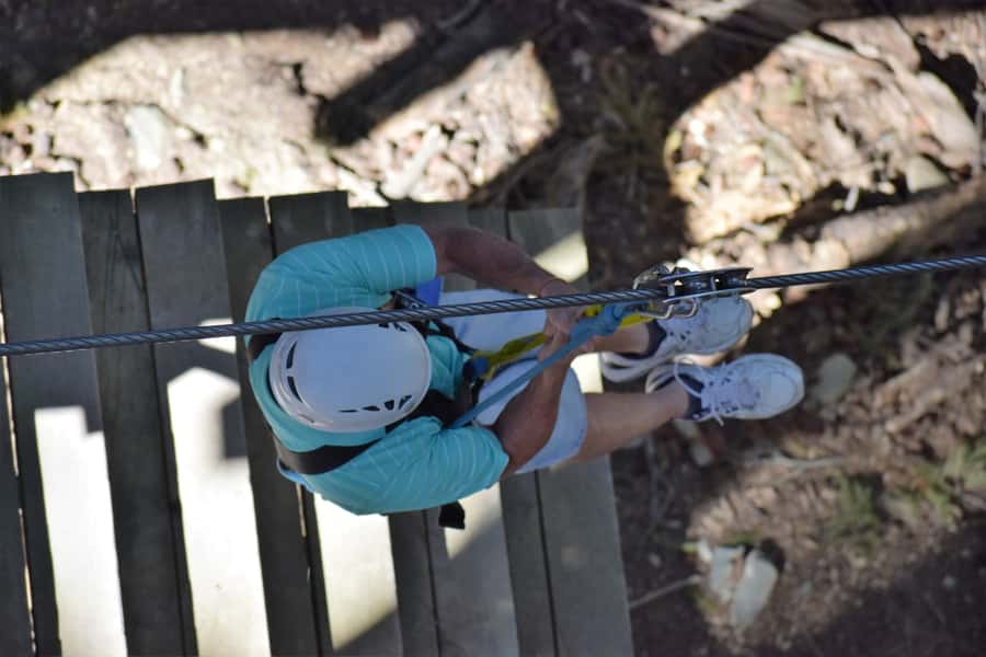Queenstown: 1-Hour Zipline Tour with 2-Lines & 21-Meter Drop - The 21-meter drop: controlled, but still a mental leap