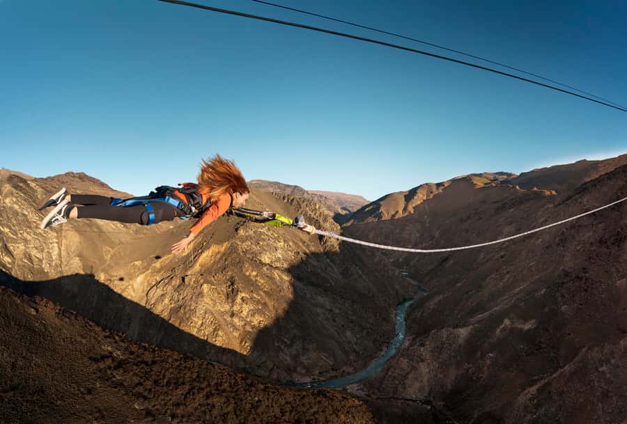 Queenstown: Nevis Catapult - World's Biggest! - Safety briefing and the moment you stop thinking